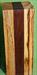 Blank #729 - Zebrawood & Peruvian Walnut - 2 Blanks ~ 2 1/4 x 2 5/8 x 6 ~ $19.99